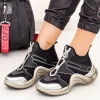 Pantofi Sport Dama SZ270 Negru-Argintiu Mei