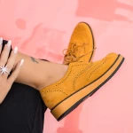 Pantofi Casual Dama DS2 Camel » meishop.life