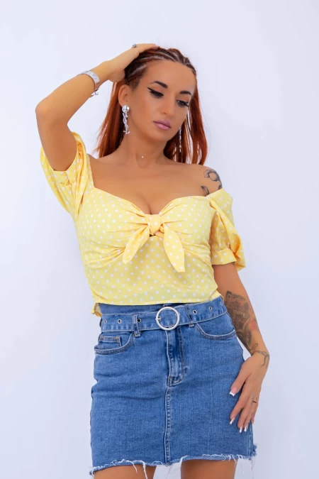 Bluza Dama 2019 Galben Fashion