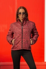 Geaca Dama 902 Rosu Fashion