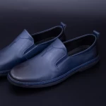 Pantofi Barbati din piele naturala KL60803 Blue » meishop.life