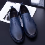 Pantofi Barbati din piele naturala KL60803 Blue » meishop.life