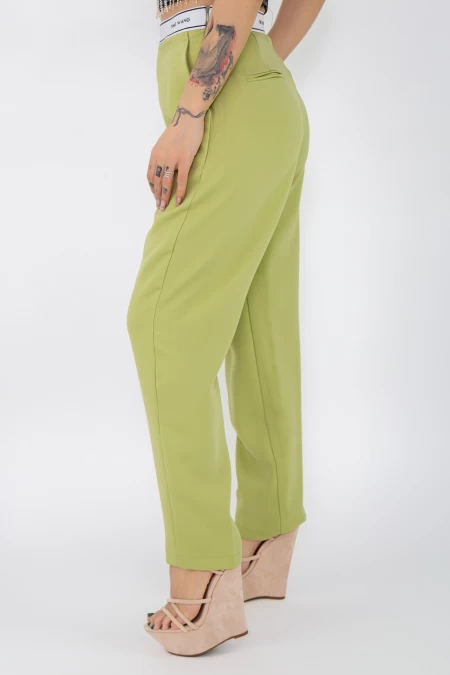 Pantaloni Dama MFFS12081 Verde Fashion