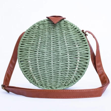 Geanta Impletita 9043 Verde Fashion