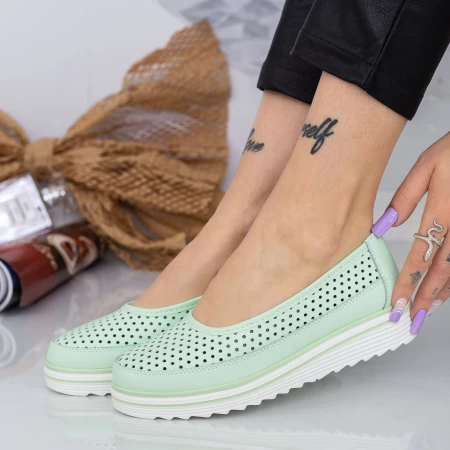 Balerini Dama F001-504 Verde » meishop.life
