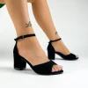 Sandale Dama cu Toc gros XKK566 Negru (C25) Mei