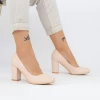 Pantofi cu Toc gros 2YXD27A Bej Mei