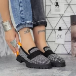 Pantofi Casual Dama 2BQ9 Negru Mei