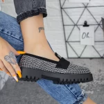 Pantofi Casual Dama 2BQ9 Negru Mei