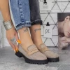 Pantofi Casual Dama 2BQ9 Kaki Mei