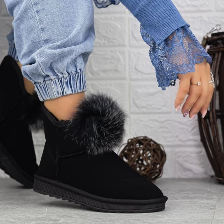 Ghete UG Dama 2N3 Negru-Gri » meishop.life