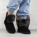 Ghete UG Dama 2N3 Negru-Gri » meishop.life