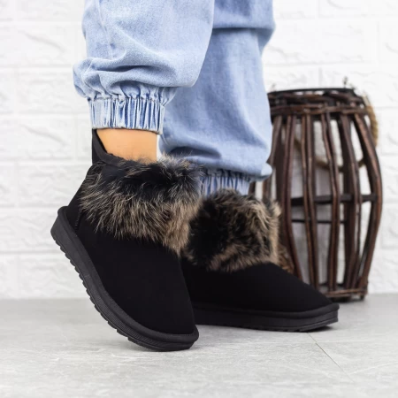 Ghete UG Dama 2N3 Negru-Maro deschis » meishop.life