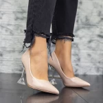 Pantofi cu Toc subtire 2SY16 Piersica » meishop.life