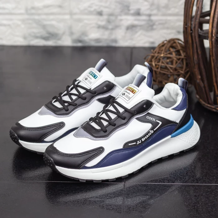 Pantofi Sport Barbati 6815 Alb » meishop.life