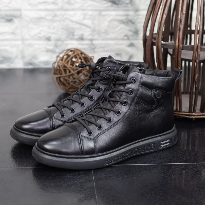 Ghete Barbati 8662-1 Negru » meishop.life
