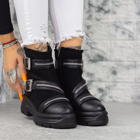 Ghete Dama 2MX365A Negru » meishop.life