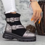 Ghete Dama 2MX365A Guncolor-Negru » meishop.life