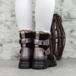 Ghete Dama 2MX365A Guncolor-Negru » meishop.life