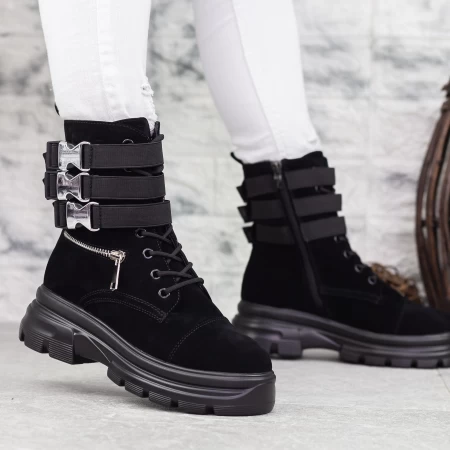 Ghete Dama 2MX367A Negru » meishop.life
