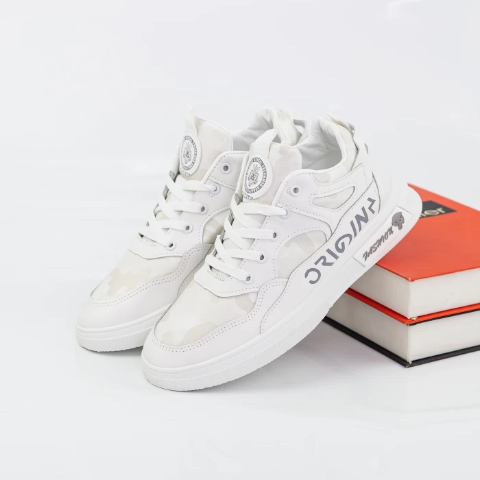 Pantofi Sport Barbati H28 Alb » meishop.life