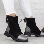Ghete Dama 2MX515 Negru-Guncolor » meishop.life