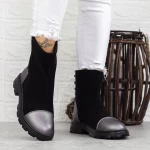 Ghete Dama 2MX515 Negru-Guncolor » meishop.life