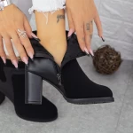 Botine Dama cu Toc gros 2MX378 Negru » meishop.life