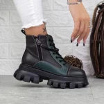 Ghete Dama 1778 Negru-Verde » meishop.life