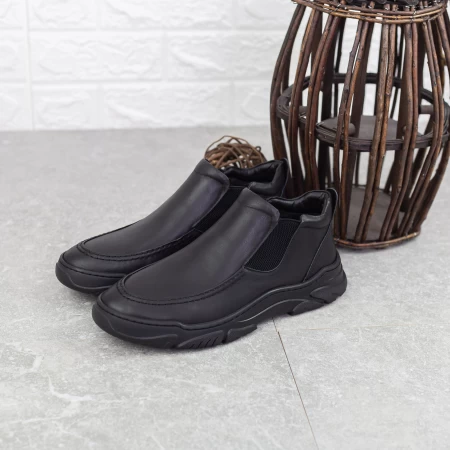 Ghete Barbati A8115 Negru » meishop.life