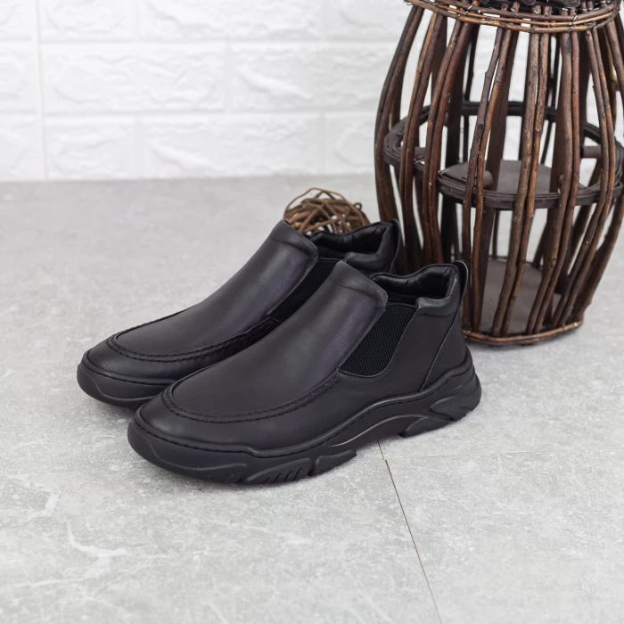 Ghete Barbati A8115 Negru » meishop.life