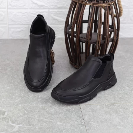 Ghete Barbati A8115 Negru » meishop.life