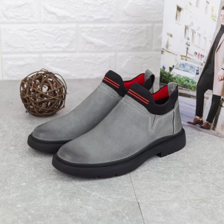 Ghete Barbati W1010-1 Gri » meishop.life