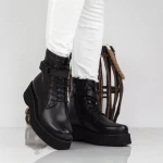 Ghete Dama cu Platforma Y155 Negru » meishop.life
