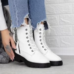 Ghete Dama 2MX506 Alb-Negru » meishop.life