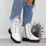 Ghete Dama 2MX506 Alb-Negru » meishop.life