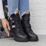 Ghete Dama cu Platforma 2MX511 Negru » meishop.life