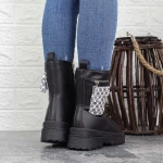 Ghete Dama cu Platforma 2XJ80 Negru » meishop.life