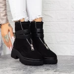 Ghete Dama cu Platforma 2MX513A Negru » meishop.life