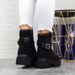 Ghete Dama cu Platforma 2MX513A Negru » meishop.life