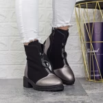 Ghete Dama 2BQ13 Guncolor-Negru » meishop.life