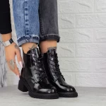 Ghete Dama cu Platforma 1026-3 Negru » meishop.life