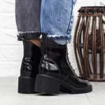 Ghete Dama cu Platforma 1026-3 Negru » meishop.life
