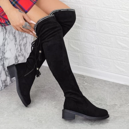 Cizme Dama 2W5 Negru » meishop.life