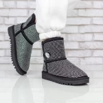 Ghete UG Dama 2W325 Negru-Alb » meishop.life