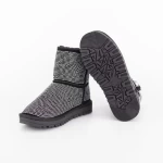 Ghete UG Dama 2W325 Negru-Alb » meishop.life