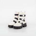 Ghete Dama 2MX501 Alb-Negru » meishop.life