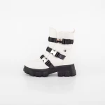 Ghete Dama 2MX501 Alb-Negru » meishop.life