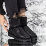 Ghete UG Dama 2W35 Negru-Negru » meishop.life
