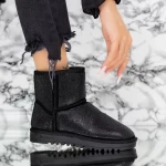 Ghete UG Dama 2W35 Negru-Negru » meishop.life
